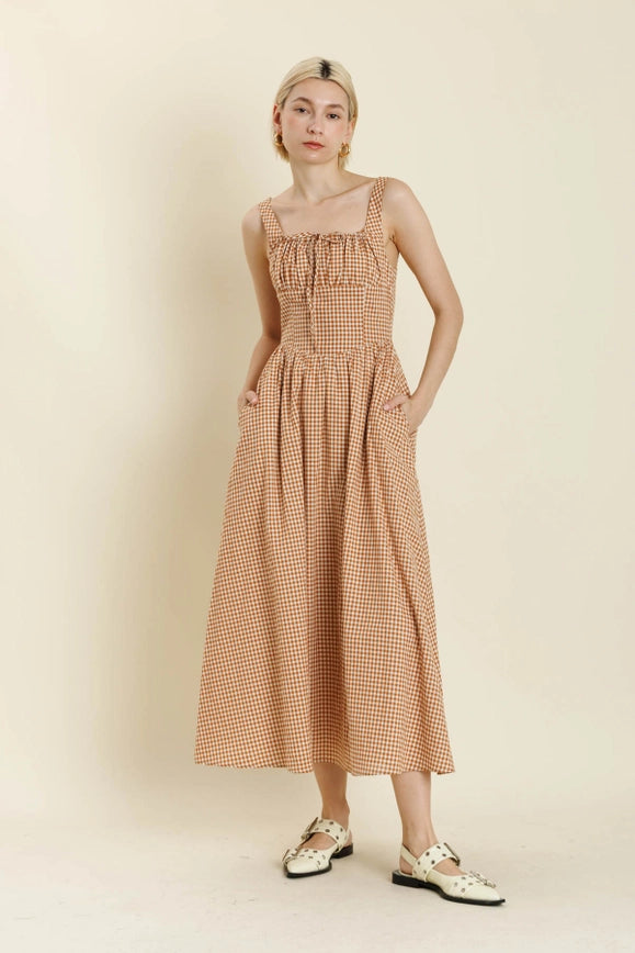 The Gia Dress in Sienna