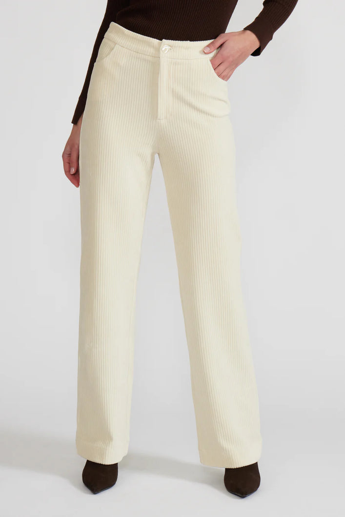 The Adam Corduroy Pant in Cream
