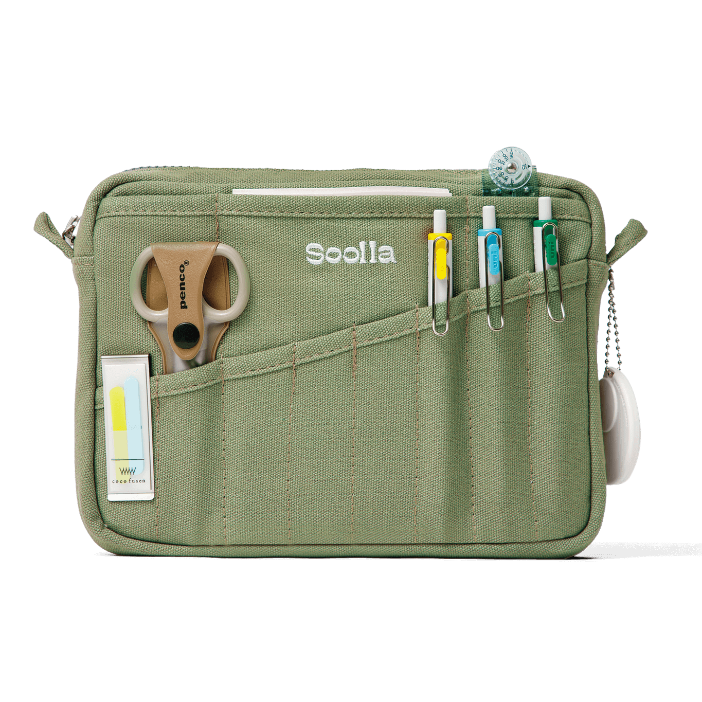 Soolla® Studio Pouch in Ganja Green
