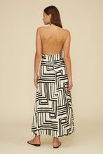 The Anjelica Halter Dress - Cream Black