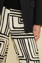 The Rue Pants - Cream Black