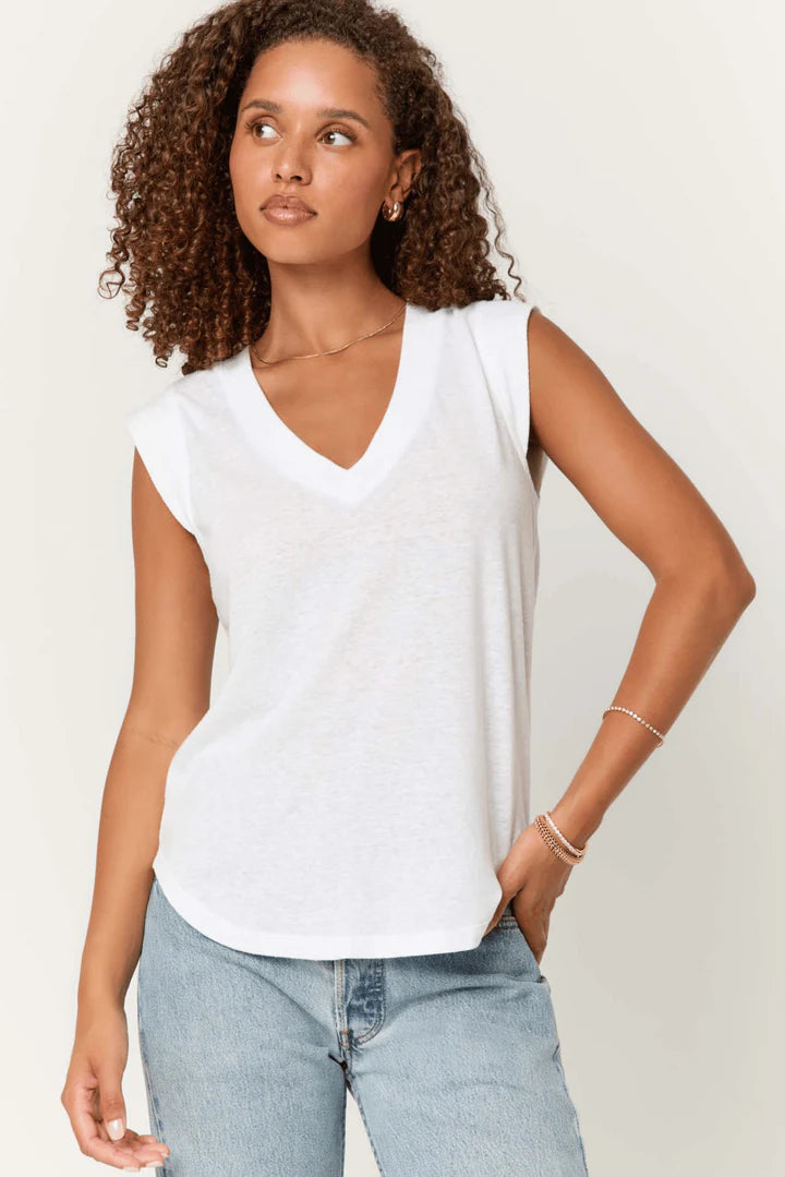 The Rue Tank Top in White