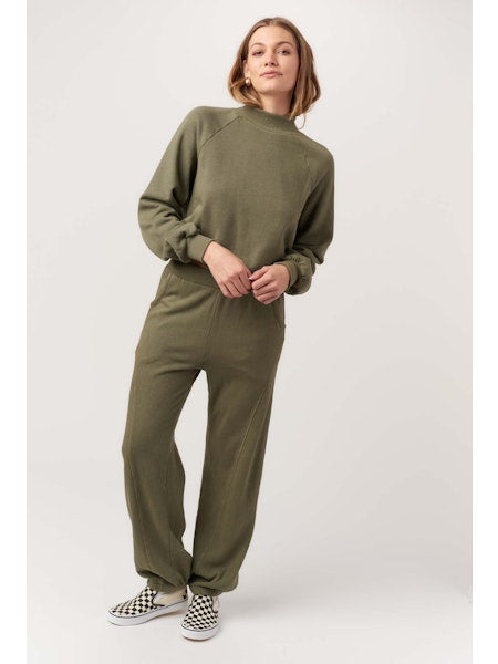 The Time to Chill Sweatshirt in Olive