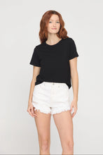 The Baker Crew Neck Tee in Black