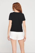 The Baker Crew Neck Tee in Black