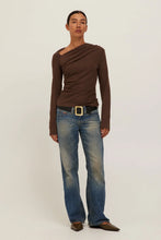 The Harlow Long Sleeve in Dark Mocha