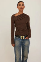 The Harlow Long Sleeve in Dark Mocha