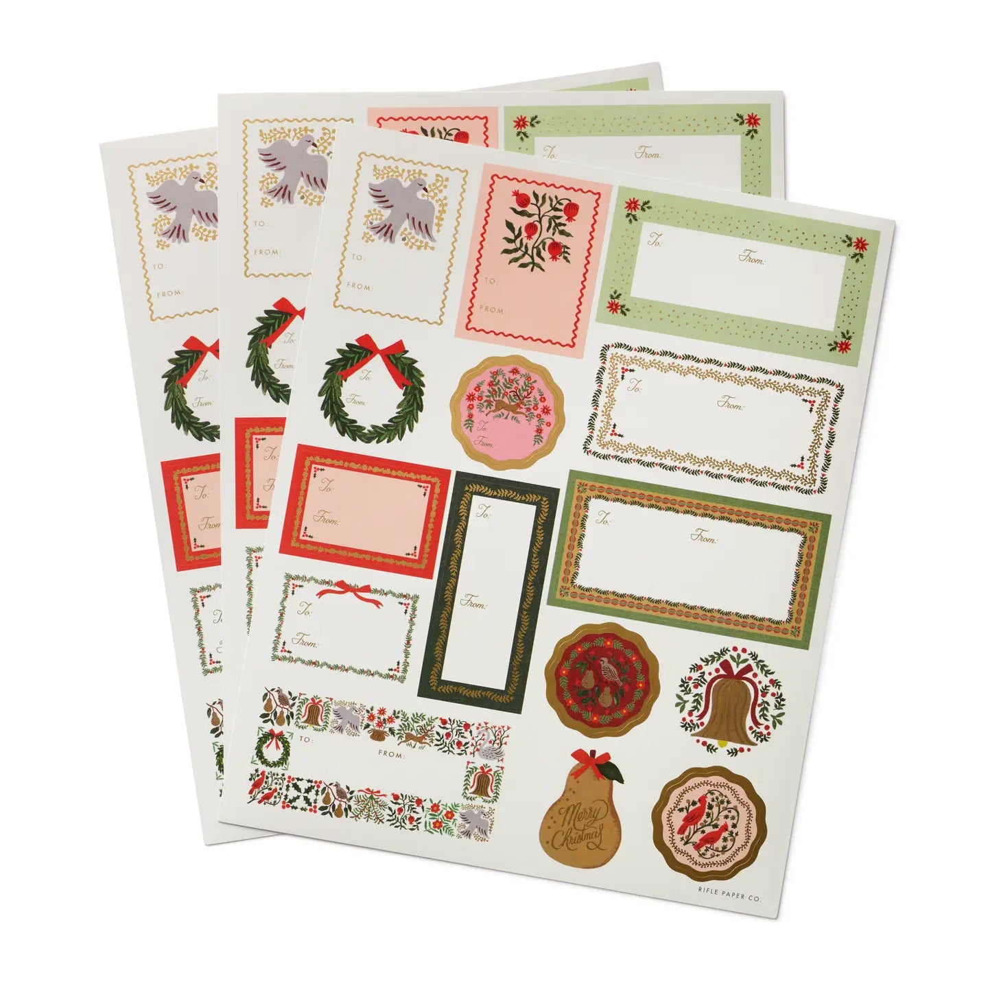 Pack of 3 Christmastide Stickers