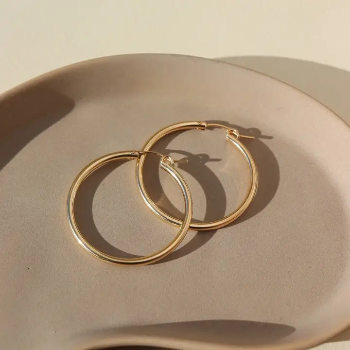 Classic Statement Hoops | 14k Gold Fill