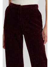 The Casey Corduroy Pant in Burgundy