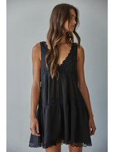 The Vanessa Mini Dress in Black