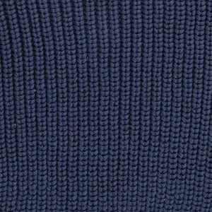The Bianca Shaker Crew Sweater in True Navy