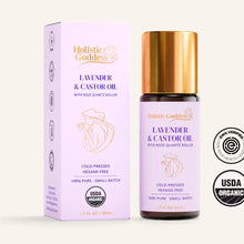 Organic Castor Oil Roll-On with Lavender