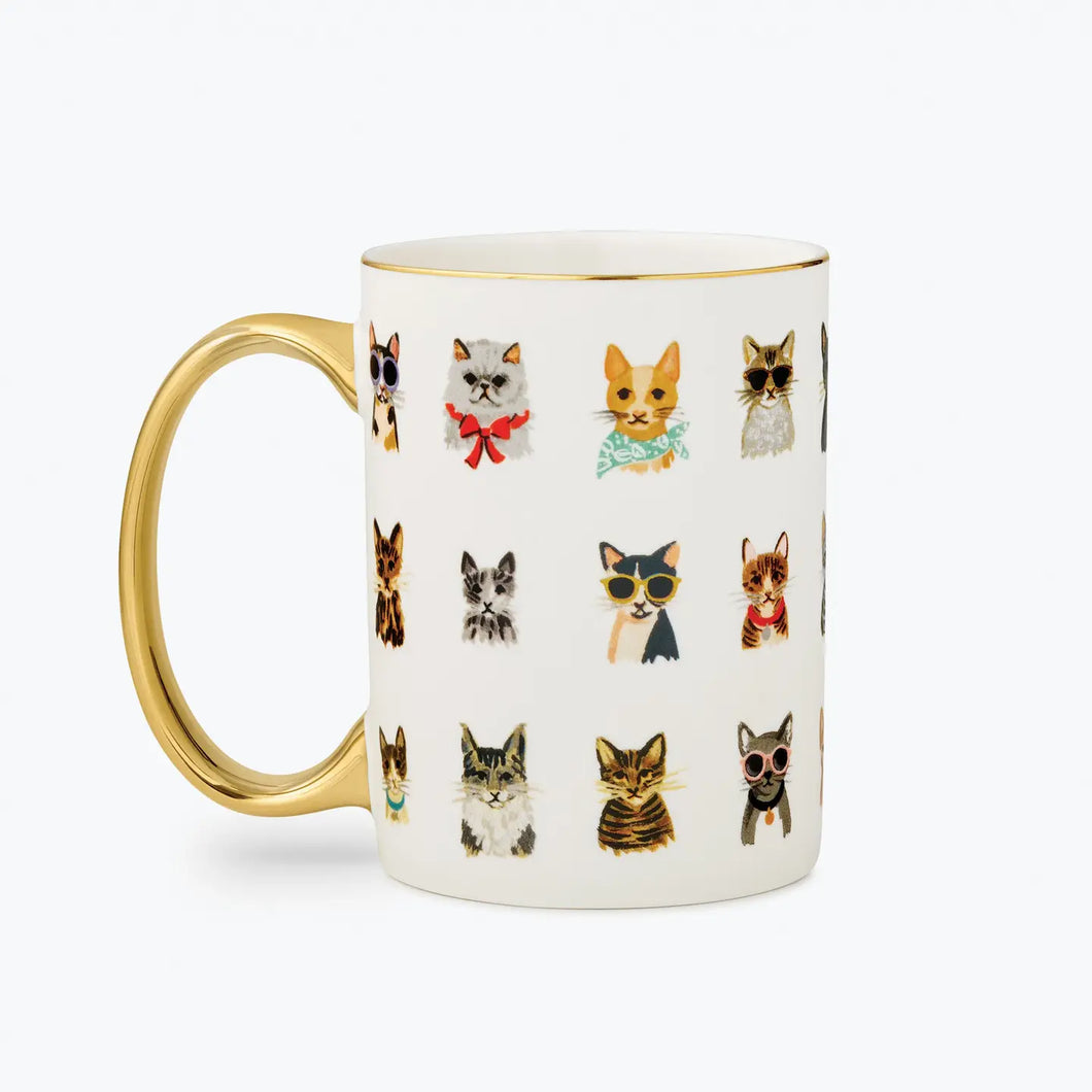 Cool Cats Porcelain Mug - Rifle Paper Co.