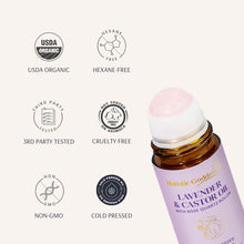 Organic Castor Oil Roll-On with Lavender