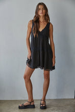 The Vanessa Mini Dress in Black