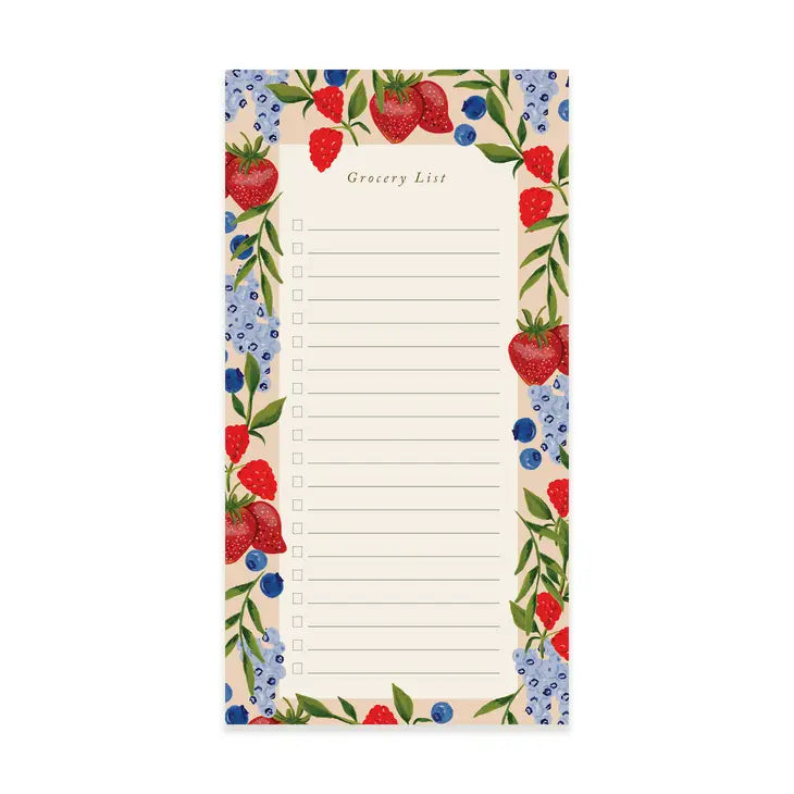 Berry Grocery Notepad