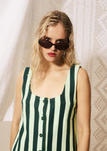 The Pepe Dress in Lime Green
