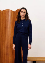 The Chedid Sweater in Bleu Marine