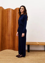 The Chedid Sweater in Bleu Marine