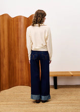 The Triolet Sweater in Creme