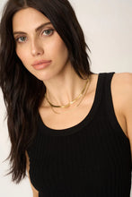 The Cooper Sweater Rib Tank - Black