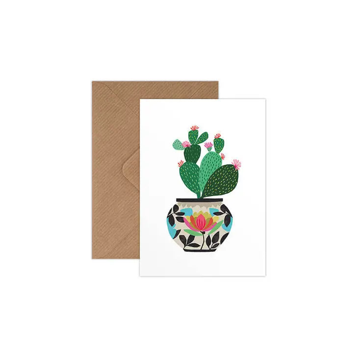 Cactus Greetings Card || Brie Harrison