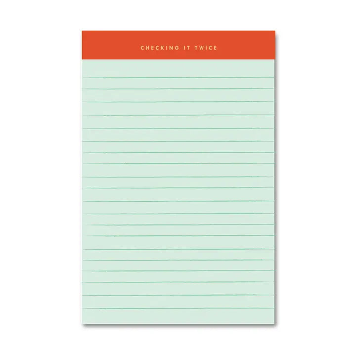 Checking It Twice Memo Notepad