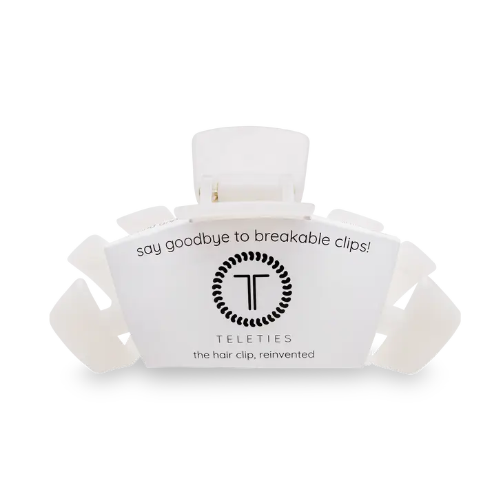 Classic Coconut White Large Hair Clip