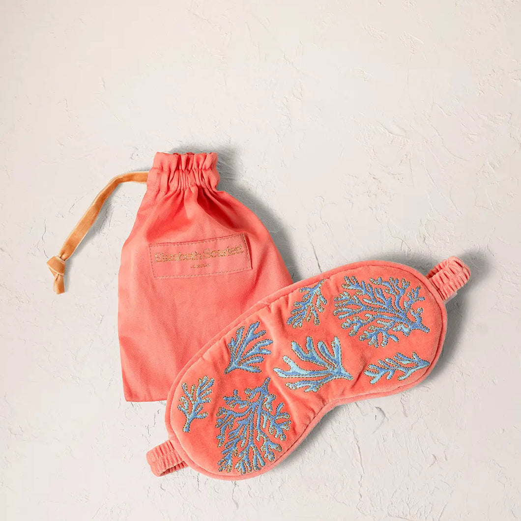 Coral Eye Mask