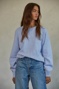 Desiree Pullover Sweater in Sky Blue
