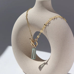 Flynn Toggle Necklace | 14k Gold Fill - 16" Chain