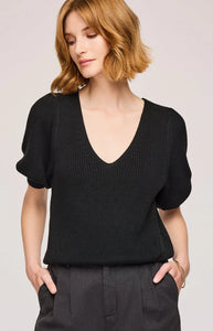 Phoebe Pullover Sweater in Black