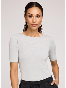 The Rooney Sweater in Heathered Ash