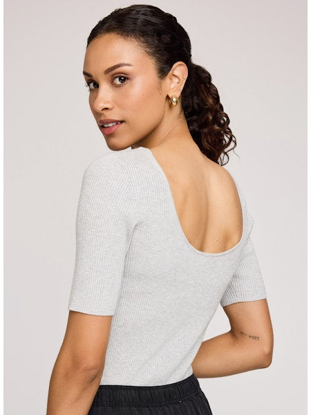 The Rooney Sweater in Heathered Ash