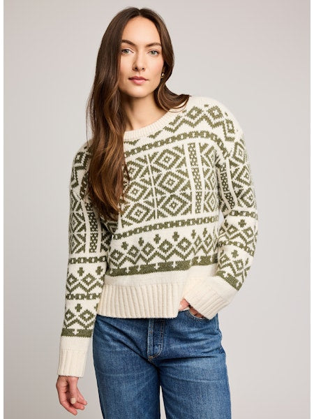 The Cypress Sweater in Moss