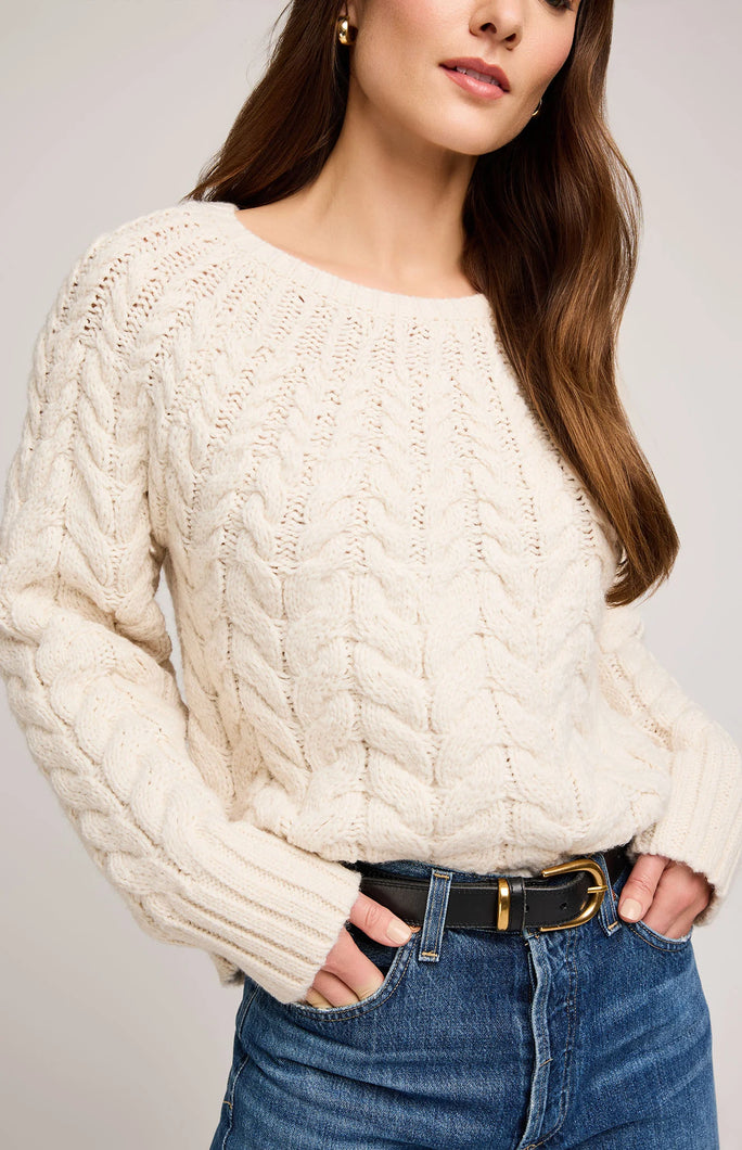 The Lorenzo Sweater in Cream