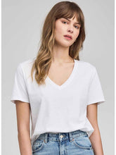 The Lucy Cotton Tee Shirt in White