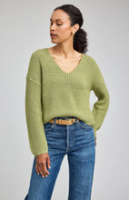 The Spencer V-Neck Sweater in Meadow