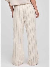 The Finley Pant in Linen Stripe