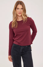 The Claudia Long Sleeve Shirt in Fig