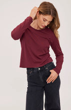 The Claudia Long Sleeve Shirt in Fig