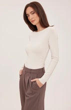 The Reese Long Sleeve Shirt in Cream