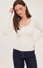 The Lexi Long Sleeve Shirt in Cream