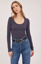 The Lexi Long Sleeve Shirt in Smoke