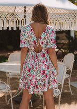 Garden Floral Baby Doll Mini Dress