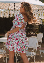 Garden Floral Baby Doll Mini Dress