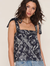 The Almeria Top in Blue