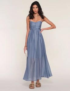 The Tatiana Dress in Lake Blue