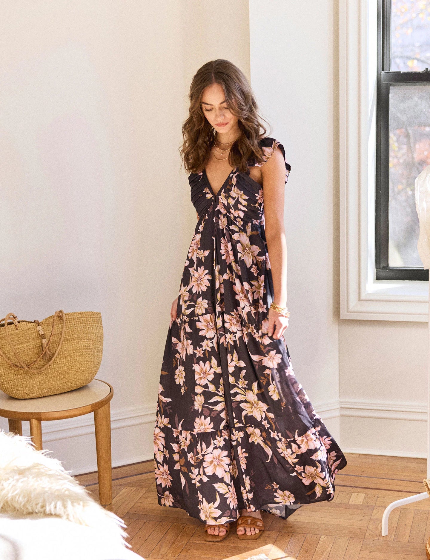 The Libra Dress in Amaryllis